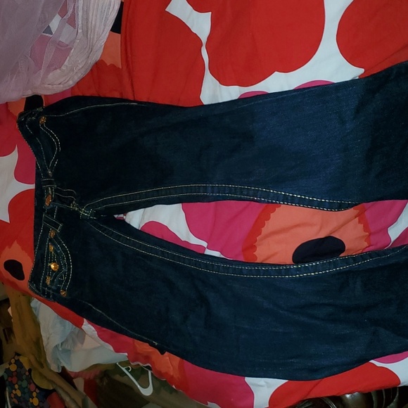 Flared pants, jeans True Religion gold stitched - Picture 1 of 3